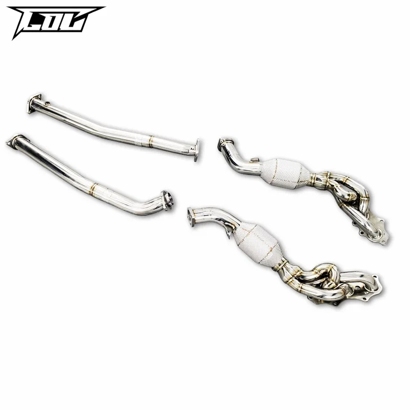 Exhaust Manifold for TOYOTA LAND CRUISER 4.0L/5.7 2007-2016 Exhaust Pipe Stainless Steel Exhaust Downpipe 100/200/300 Cell