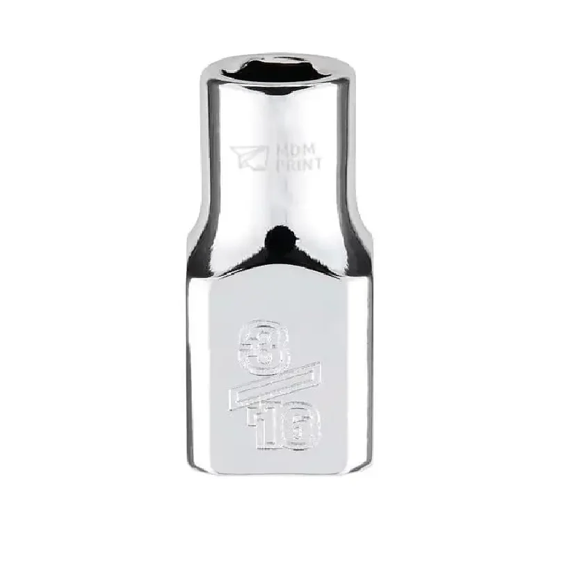 

1/4 in. Drive 3/16 in. SAE 6-Point Socket with FOUR FLAT Sides