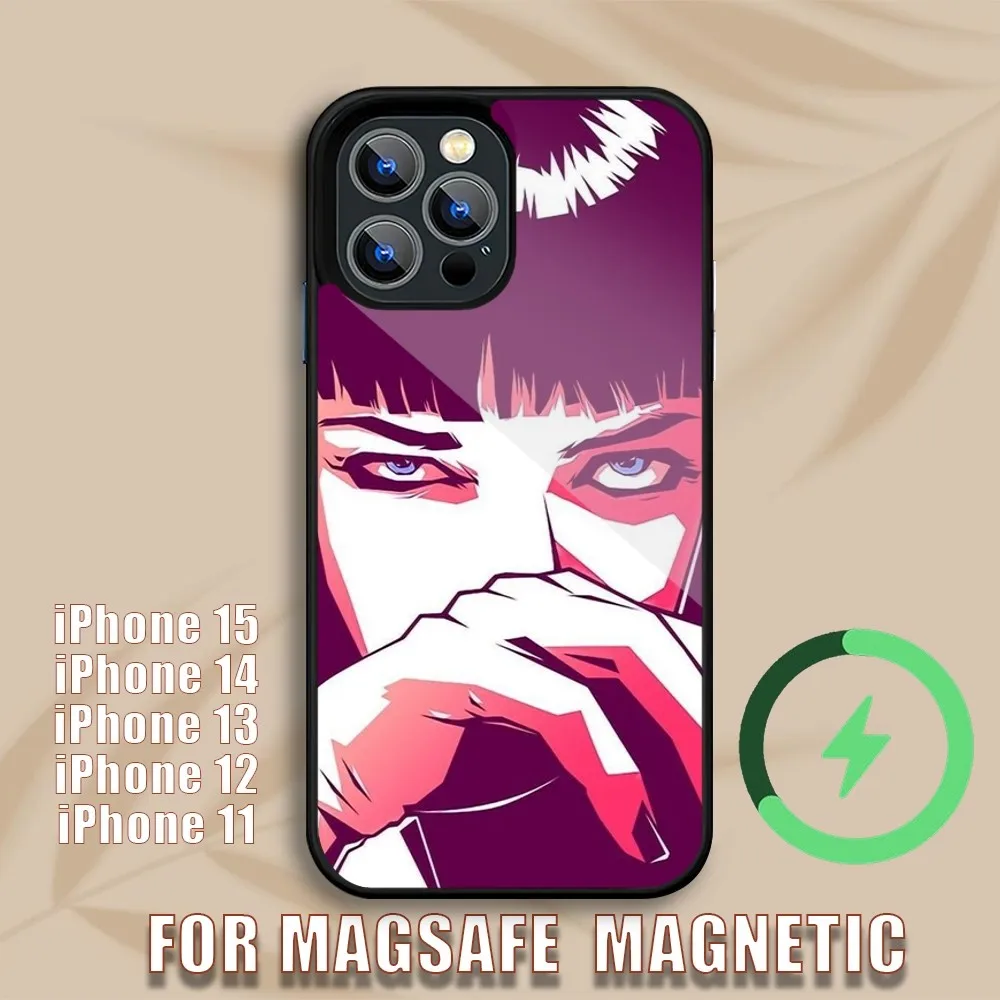 Pulp Fiction Movie Poster Phone Case For iPhone 15 14 13 12 11 Pro Max Plus Magsafe Magnetic Wireless Charging Cover image 5