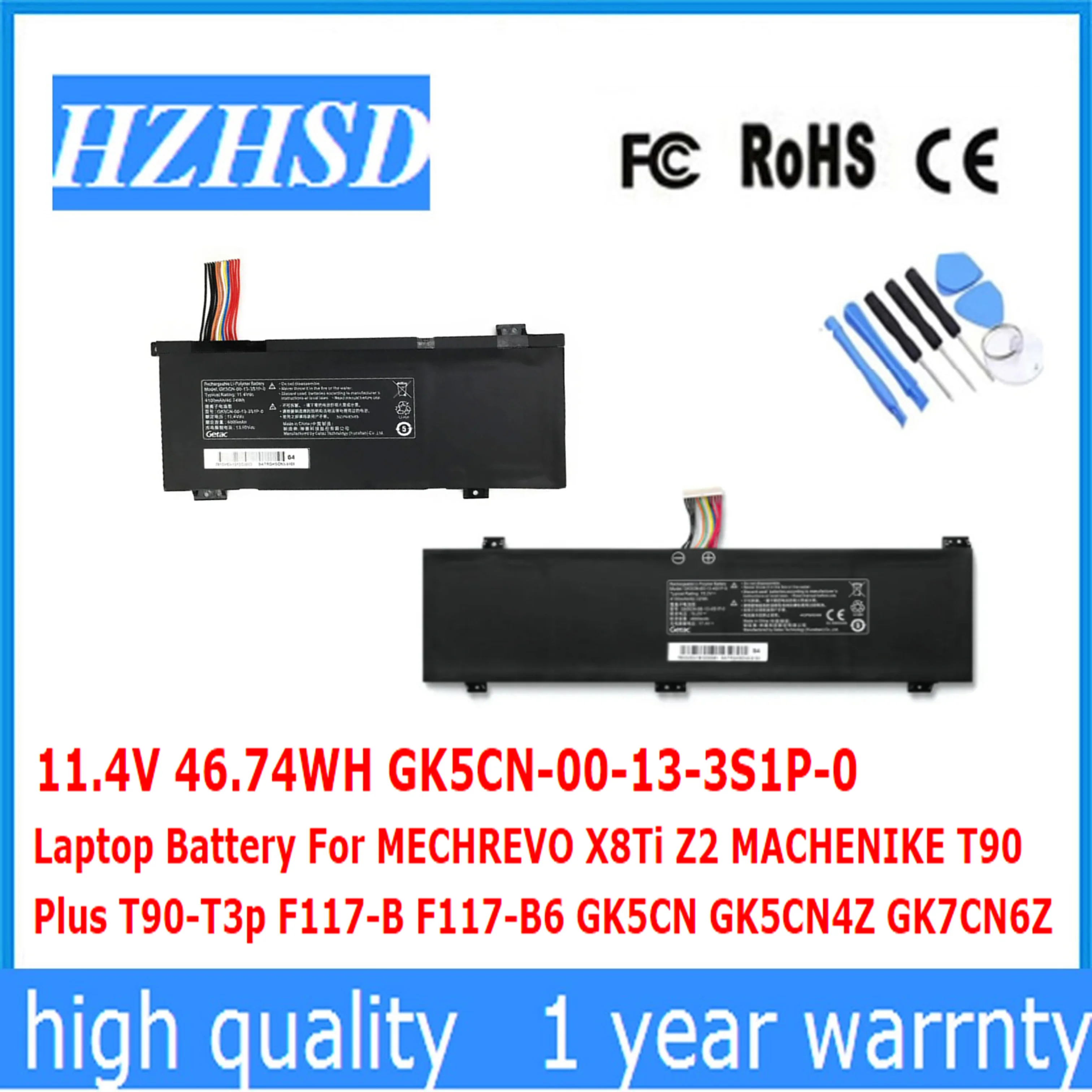 Bateria Original Gk5cn00133s1p-0 4s1p-0 para Mechrevo X8ti z2 Machenike T90 Além Disso T90-t3p F117-b Gk5cn Gk5cn4z Gk7cn6z
