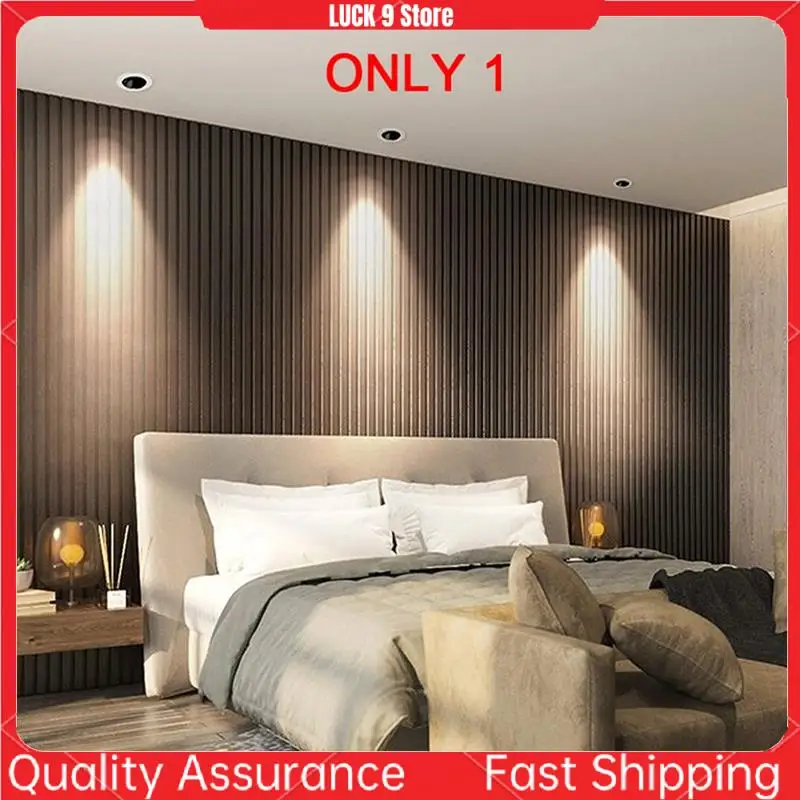 12W Narrow Edge Spotlight Deep Cup Anti-Glare Embedded Wall Washing Lamp Household Lighting Living Room Ceiling Lamp (US)-AB52