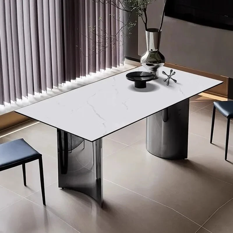Center Reading Dining Tables Design Event Study Marble Restaurant Dining Tables Modern Luxury Mesas De Jantar Home Decoration