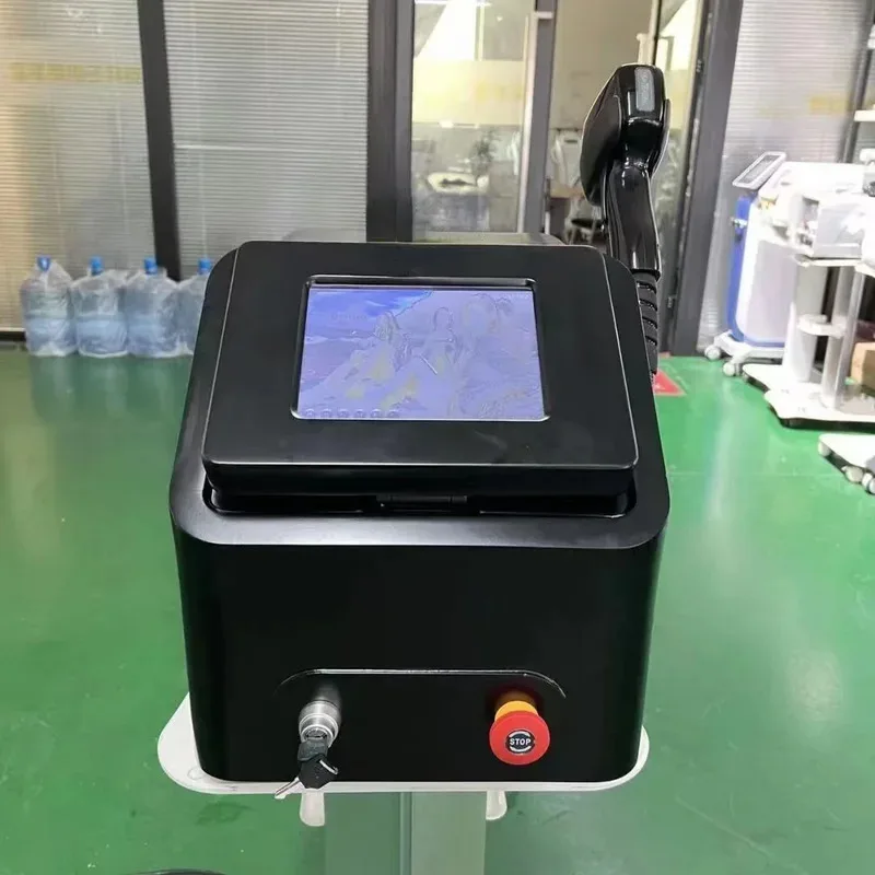 Portable 808nm Diode ICE Platinum Diode  Hair Remo Machine 755 808 1064nm Permanent hair removel