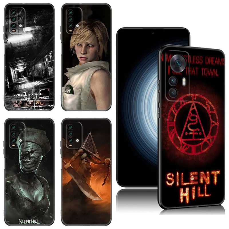 Horror Game Silent Hill Phone Case For Xiaomi Redmi K40 K50 Gaming Note 5 6 K20 K60 Pro 7A 8A 9A 9C 9i 9T 10A 10C 12C A1 A2 Plus