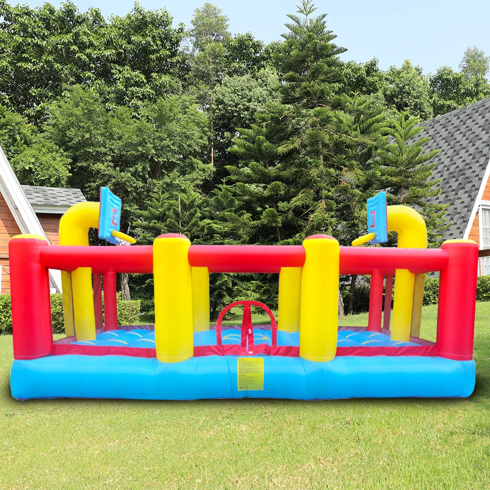 

Airmyfun EN71 Jumping Bounce Big Jump Castle Basketball Inflatable Bounce House Kids Jumper House Bouncer Combo For Kids