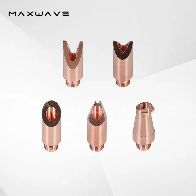 5pcs Welder Nozzle Part Kit 15AK Conductive Tip Nozzles Contact Tips For MIG Welding Torch Welding 0.6/0.8/0.9/1.0/1.2mm