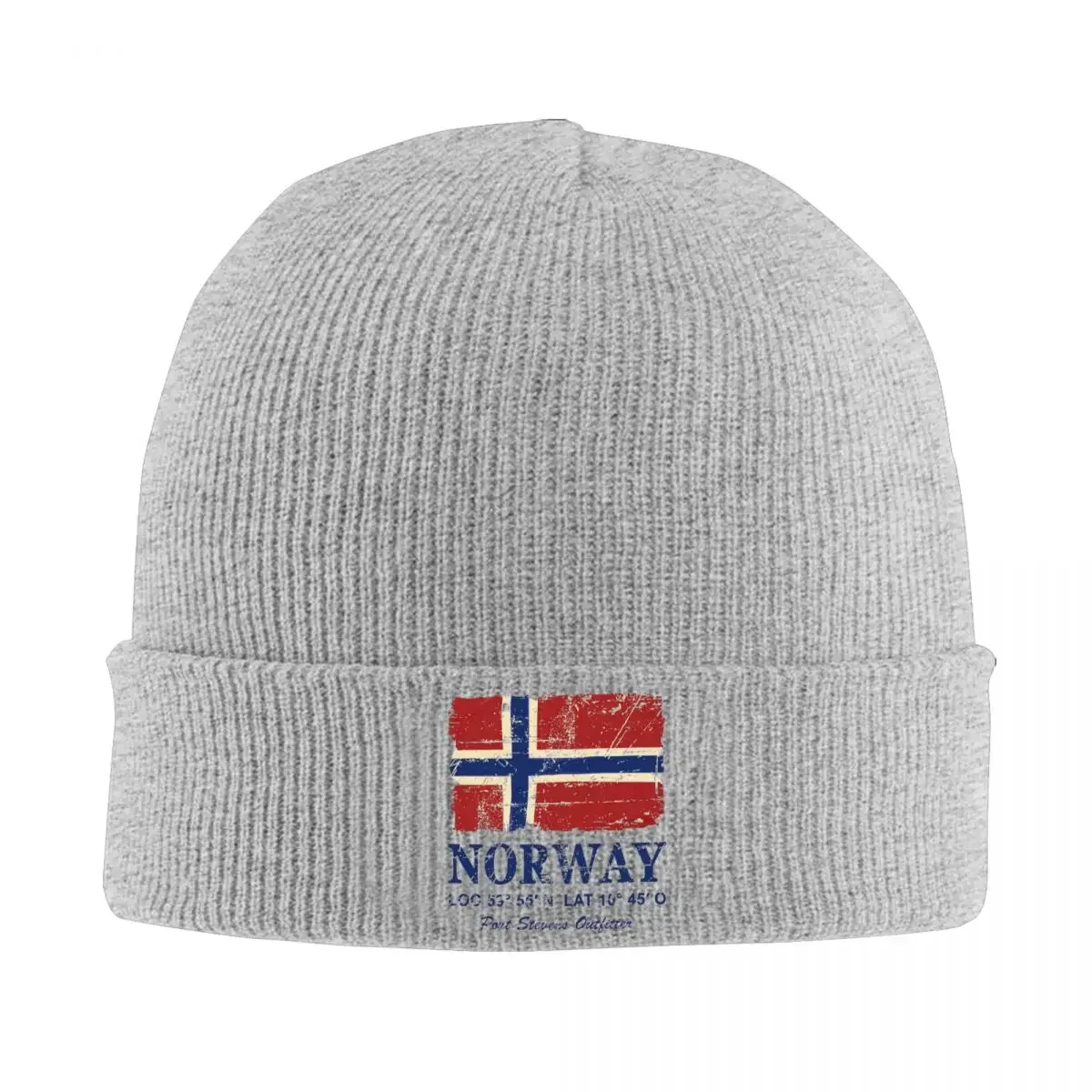 Norway Flag Vintage Look Hats Autumn Winter Beanies Baggy Cap Female Male Knitted Hat