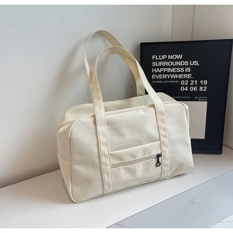 

Trend Concise Large Capacity Nylon Zipper Women's Shoulder Bags 2024 High Quality Versatile Style Light Sewing Thread Tote Bag