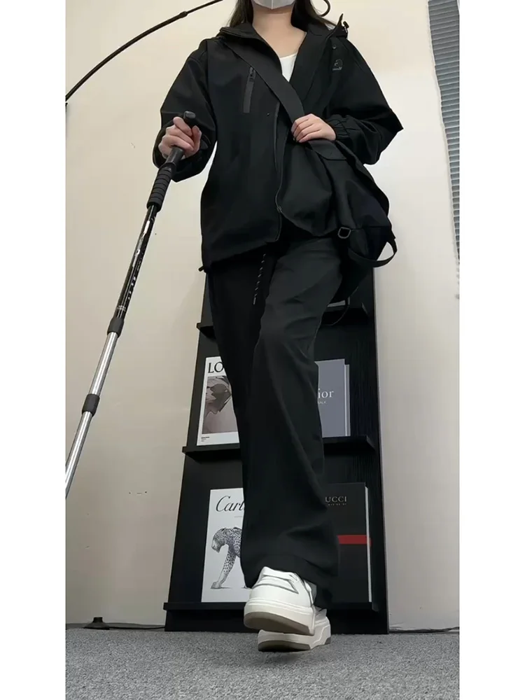 

Свободные повседневные брюки прямого кроя для мужчин, весенне-осенние, новые, в американском стиле, модные, удобные, свободного кроя, рабочая одежда