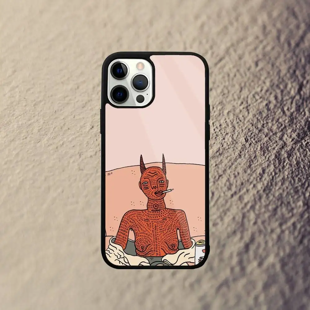 Polly Nor Art Phone Case  For iPhone 17,16,15,14,13,12,11,Pro,Max,Plus,Mini,SE4,E Magnetic Magsafe Wireless Charging