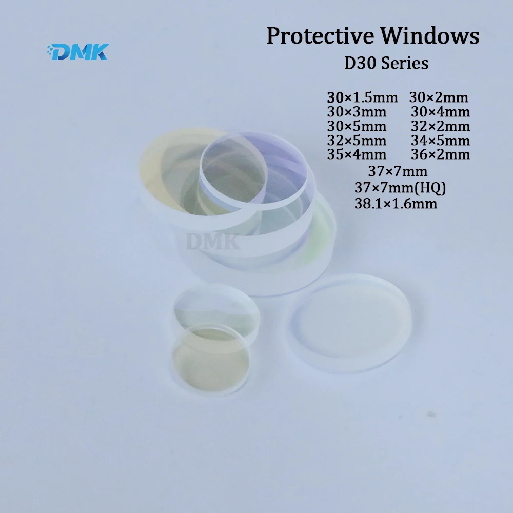 Fiber Laser Protection Window 30*5/32*2/ 34*5/37*7 Laser Protective Windows Fiber Laser Lens For Wsx Precitec Laser Cutting Head