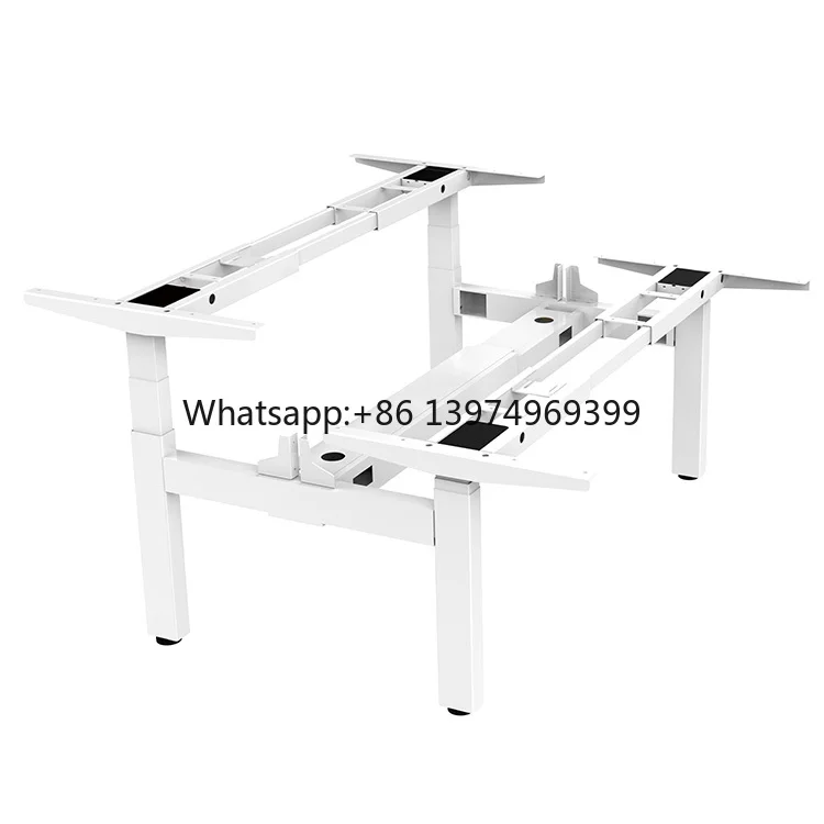 CONTUO Office Electric Height Adjustable Computer Table Modern Sit  Stand Crank Height Adjustable Desk