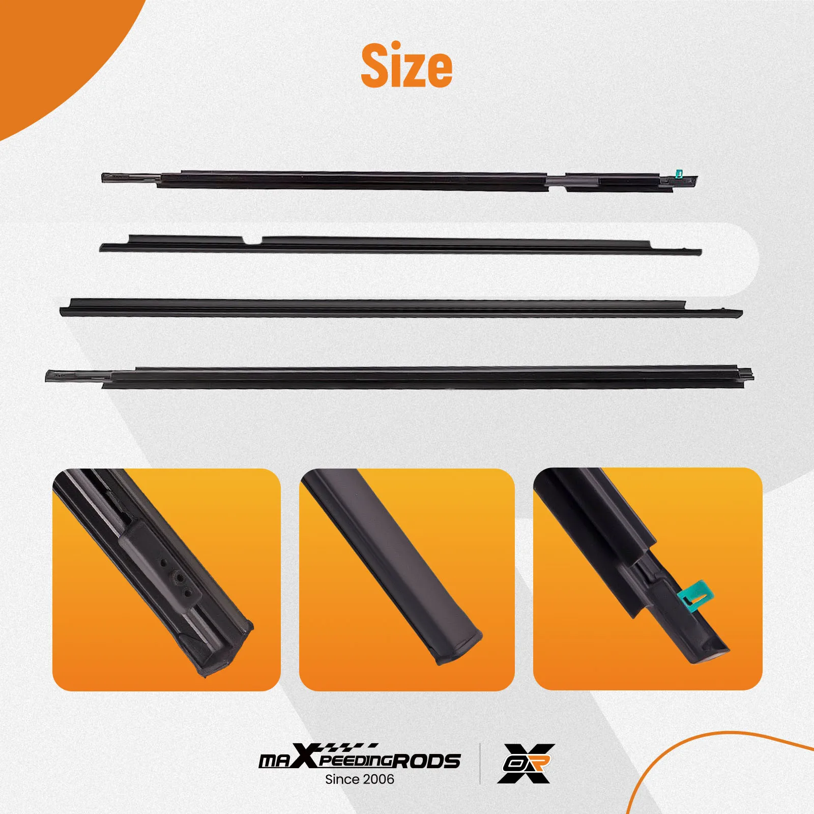 

Weather Strip Weather Window Rubber Seal For Toyota Landcruiser Prado 120 03-09@2aNykv