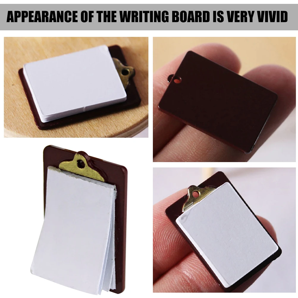 

Stationery Simulated WordPad Mini Dollhouse Accessory Miniature Writing Board Toy