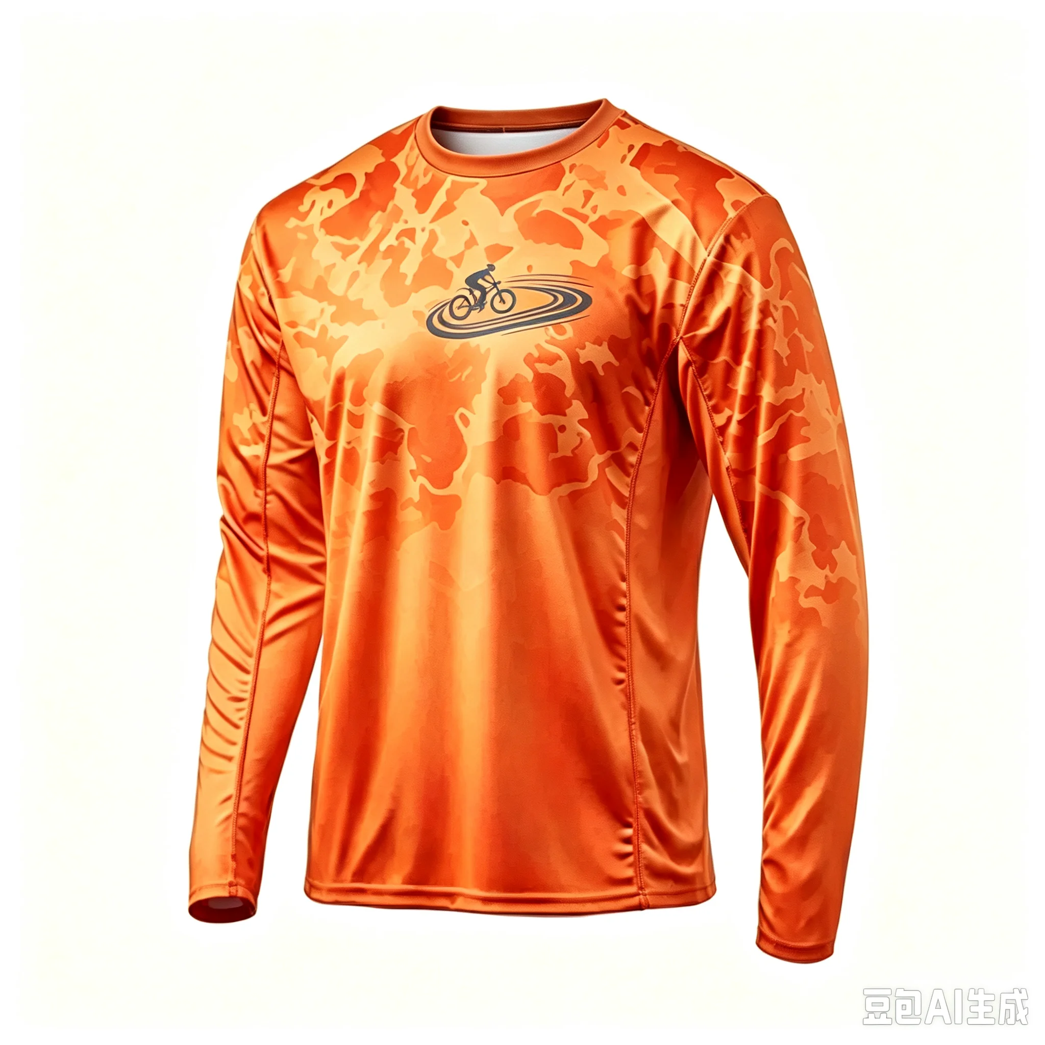 Atmungsaktives Langarm-Radtrikot/T-Shirt für Herren, Damen und Kinder – Outdoor-Sport-Oberteil / MX-Basisschicht (Frühling/Herbst) – Detail 5
