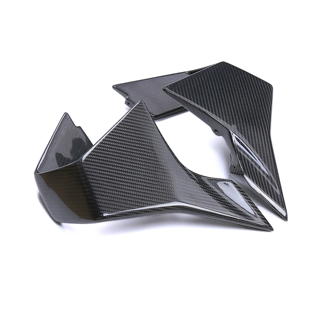 Motorcycle Front Fender Side Panels Winglets Belly Pan Aero Disc Covers 100% Carbon Fiber Accessories Part For BMW M1000RR 2025+ view 3