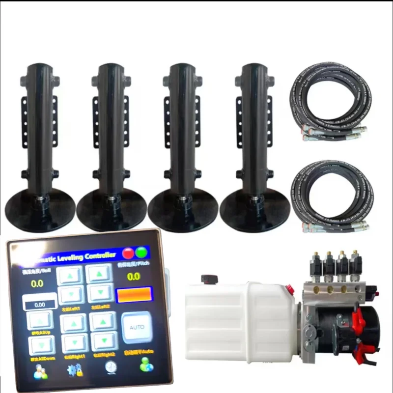 China RV Electric Hydraulic Automatic Leveler Leveling System
