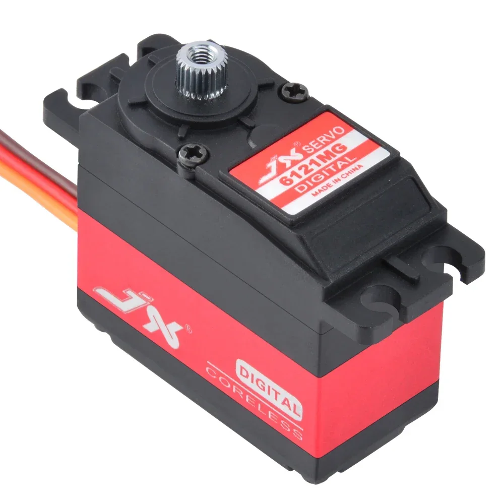 JX PDI-6121MG Servo digitale 21KG 6V, ingranaggio in metallo impermeabile per aereo RC/elicottero/auto/robot, controllo della coppia elevata