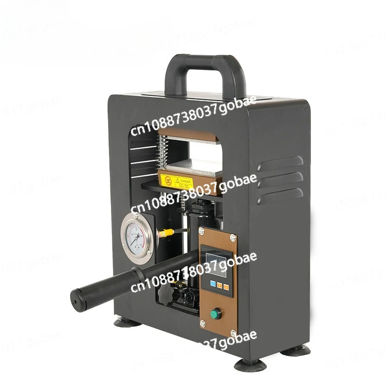 Manual jack hydraulic double heating press ironing machine touch screen glass liquid crystal viscose small hot press
