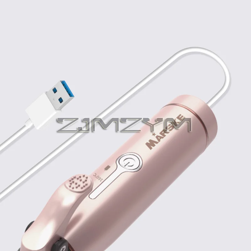 Mini alisador de cabelo, varinha de ondulação, modelador de cabelo recarregável, alisadores de cabelo sem fio