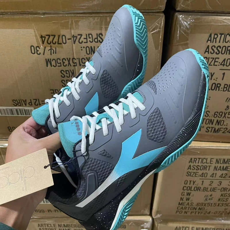 

Shock-absorbing Badminton Shoes Lightweight Tennis Shoes Non-slip Sports Shoes Men's New Wear-resistant Table Tennis Shoe