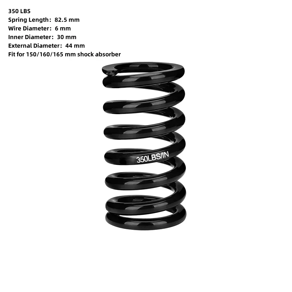 For Mountain Biking Spring Substitute SWI200 Spring Steels Black Color High-Quality Spring KS 291R/260 Shock Absorption