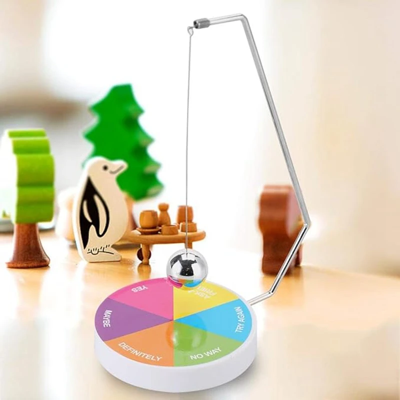 

Decision Maker Ball Desk Toy Pendulum Dynamic Desk Toy Gift Decoration Magnetic Ball Swinging Pendulum Game