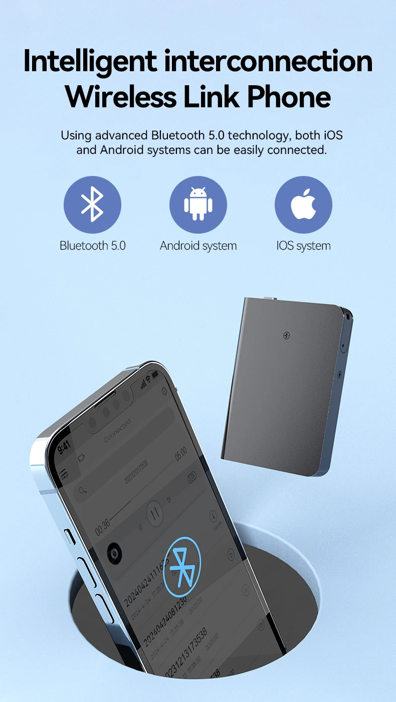 Plaud AI Voice Recorder App Control Transcribe & Summarize Empowered by ChatGPT Support 107 Languages au dio Recorder