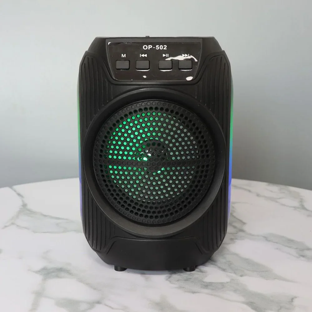 Cal przenośny głośnik Bluetooth z światło RGB System kina domowego wsparcie Audio dysku TF Mini bezprzewodowy Subwoofer BT