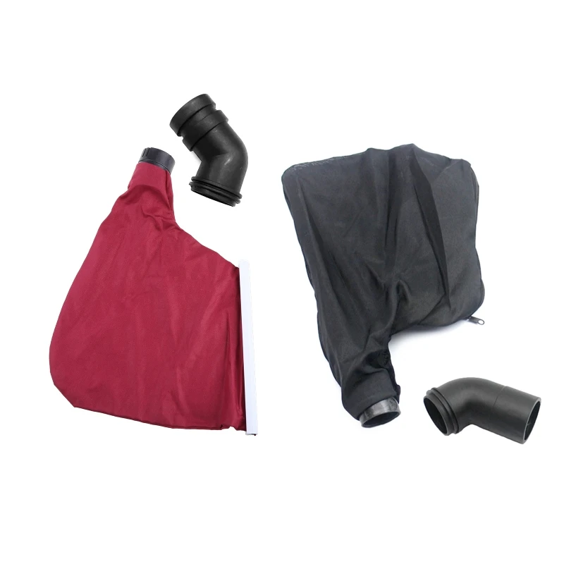 Bolsa de polvo reutilizable N58C con conector de manguera de polvo de codo, fácil de mantener el polvo lejos, bolsa de recolección de polvo para lijadora de correa eléctrica