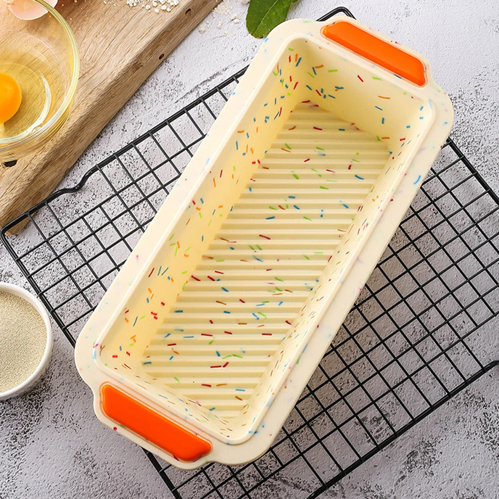 

Двухцветная форма для торта, силиконовая форма для выпечки, термостойкая гибкая форма для буханки, легко извлекаемая форма с антипригарным покрытием, пищевой класс, экологически чистая для дома