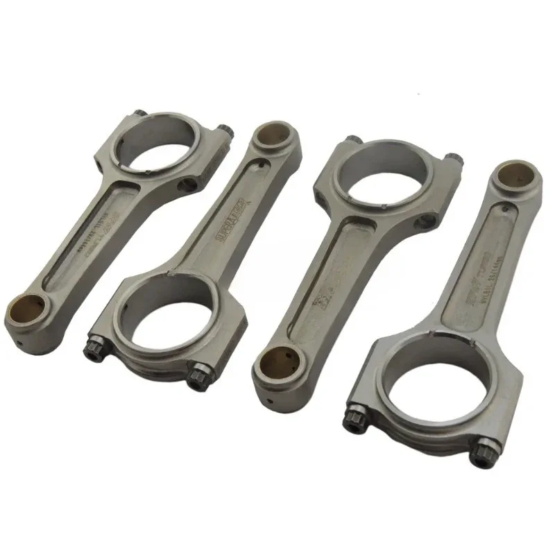 144 MM 4340 A-BEAM forged connecting rods For VW AGU AEB TDI ADR AP 20mm wrist pins 4 pc set 1.8L 2.0L 8v 16v 20v Golf Jetta A80