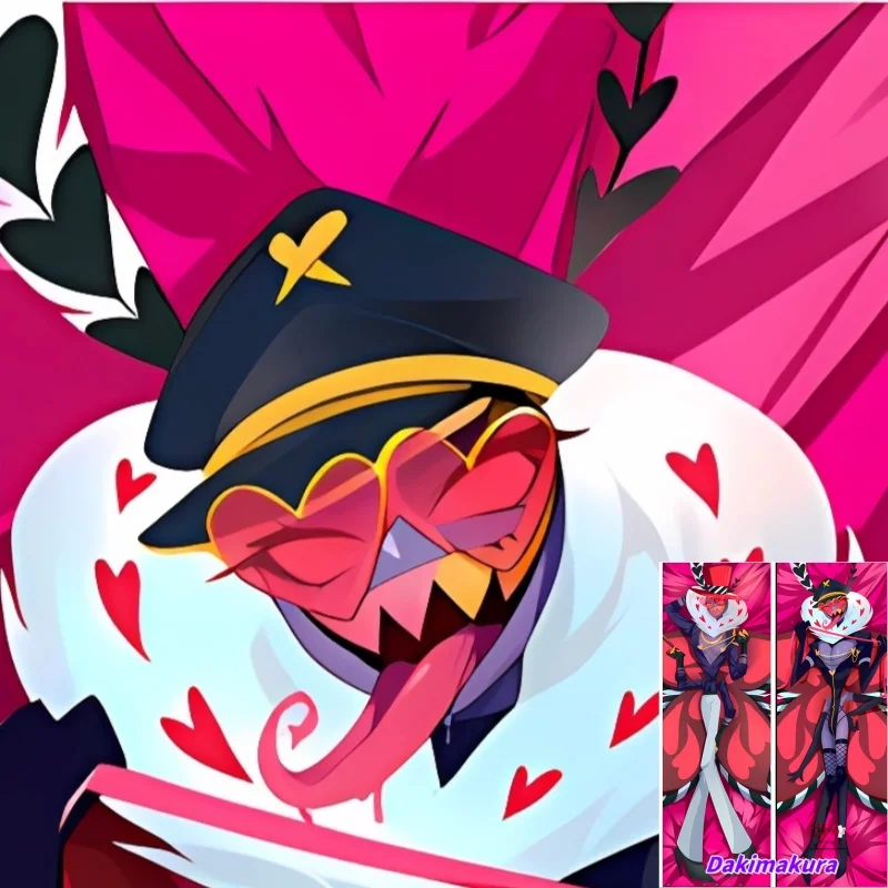 Dakimakura Anime Pillow Case Helluva Boss Asmodeus Double-sided Print Of Life-size Body Pillowcase Gifts