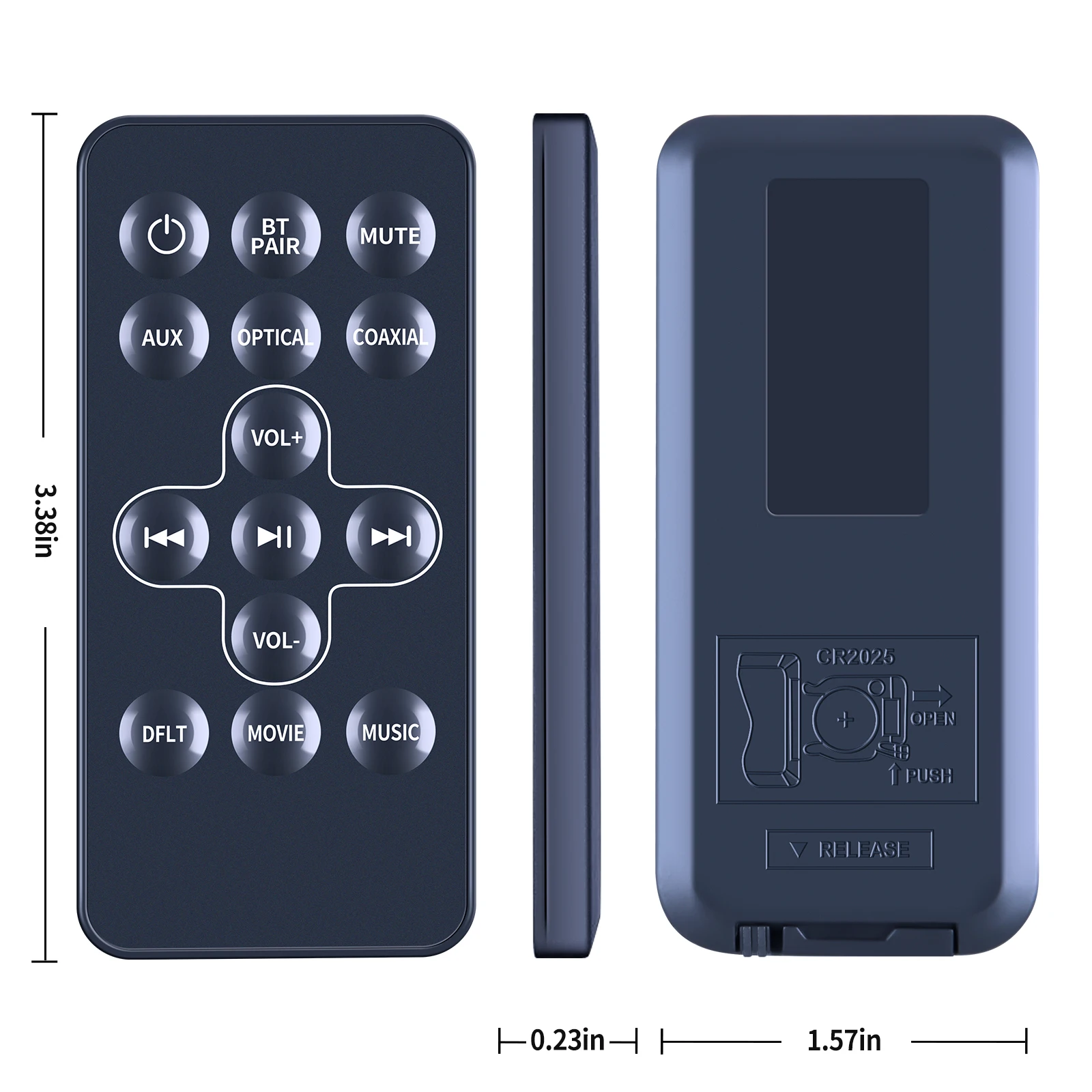 Logik L32SBIN16 105000784 사운드바 시스템용 리모컨, 신제품