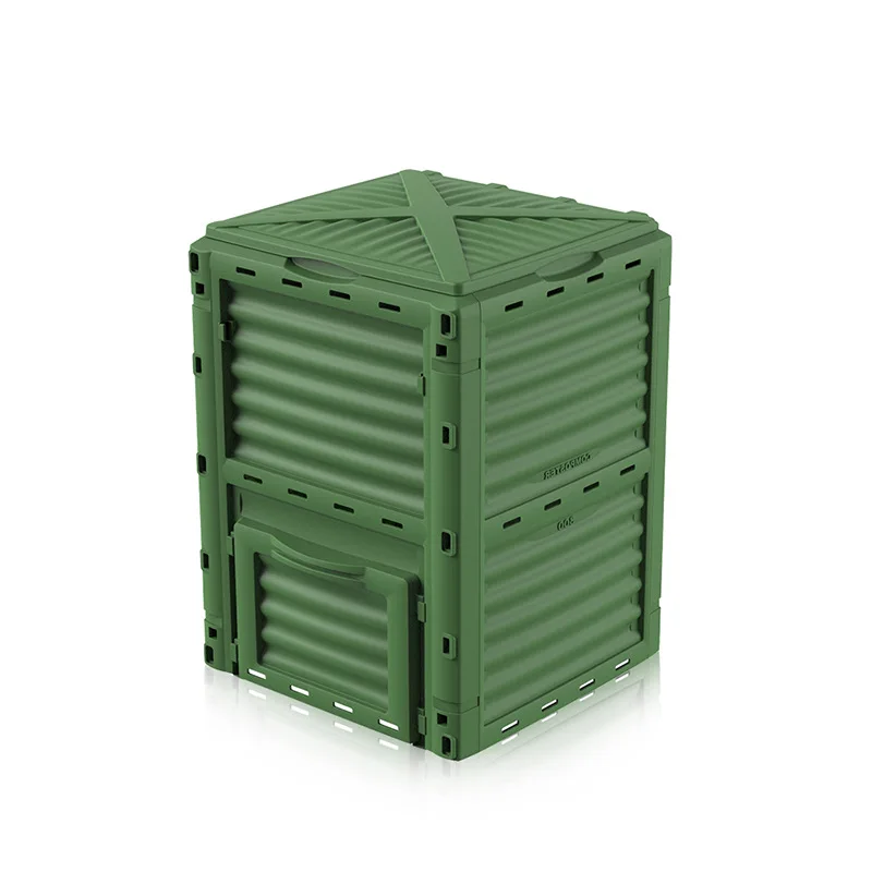 

Outdoor foldable plastic worm compost bin Practical garden fertilizer compost bin