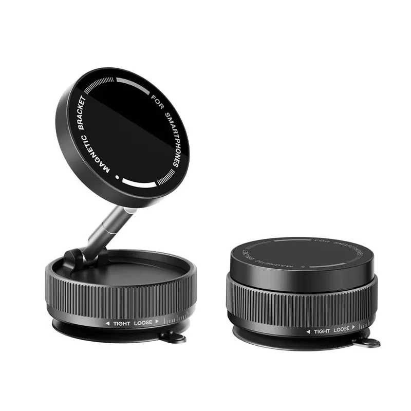 

Ultra-Thin Vacuum Phone Holder Car | 25N Magnetic Force Shockproof Suction Cup & 180° Adjustable for Max/MagSafe