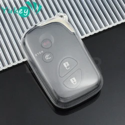 For Lexus IS250 IS300C RX270 CT200H GX400 GX460 ES240 ES350 LS460 GS300 450h 460h Transparent TPU Car Remote Key Case Cover