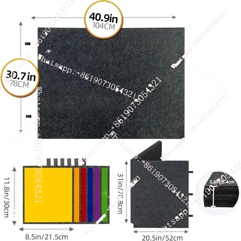 

Puzzle Workbench, Universal 2000-Piece Puzzle Mat Felt Shelf Storage Tool Only boards, no puzzles