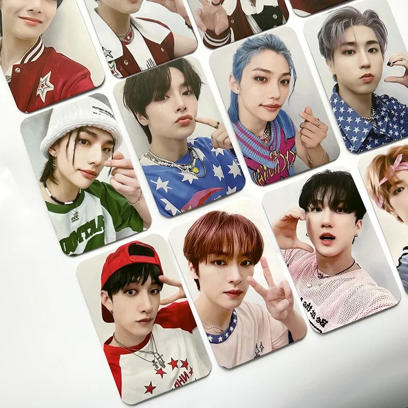 8PCS/Set Kpop Idol SKZ Album 5-STAR Series Postcards Photocards Characters Printed LOMO Cards Stationery