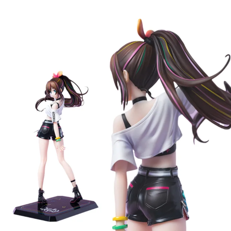 

Original YouTuber Figure Stronger AI Vtuber Kizuna AI The Last Live Hello, World 2022 Anime Figurine Model Toys for Girls Gift