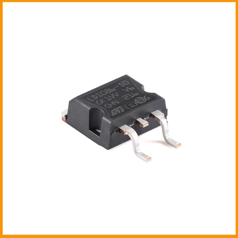 10Pcs/Lot  New Original  LD1086D2T50TR  LD1086D2T33TR LD1086D  Linear Voltage Regulator IC Positive Fixed 1 Output 1.5A D2PAK