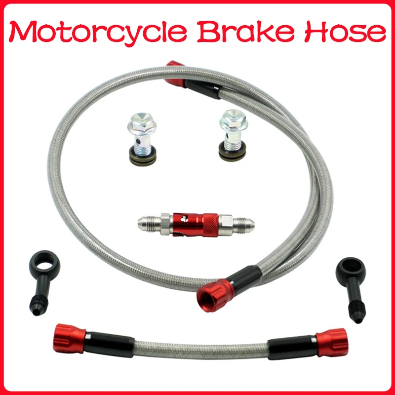 

Мотоциклетный тормозной шланг AN3, плетеная тормозная линия из алюминиевого сплава для ATV Pit Dirt Street Racing Bike