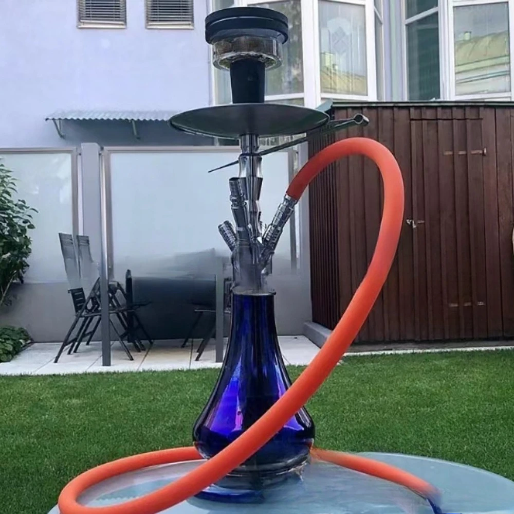 Medium Internet celebrity stainless steel four pipe shisha, bar