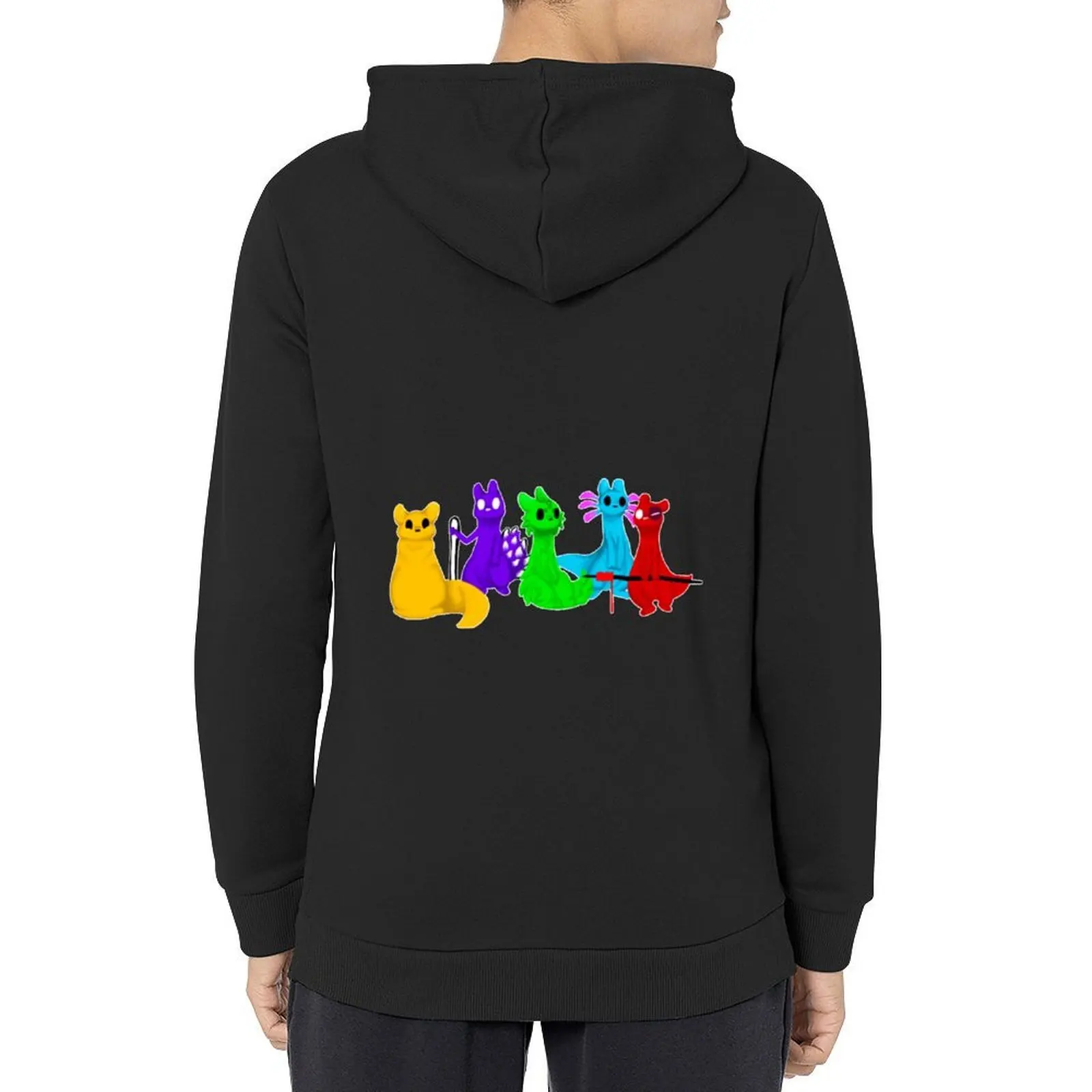 

Rain World DOWNPOUR Characters Hoodie autumn new products men wear hooded shirt hoodies and sweatshirts new