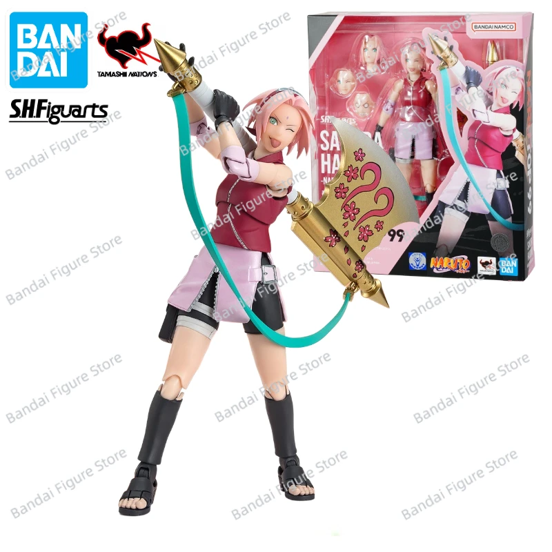 

Женская фигурка S.H. Фигуртс SHF Naruto Haruno Sakura NARUTOP99, аниме экшн-фигурка, подарок, Коллекционная модель, хобби