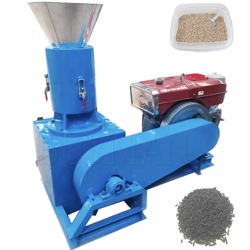 Combustion Particle Machine Biomass Wood Pelletizer Fuel Pellet Pressing Extruding Machine Maker