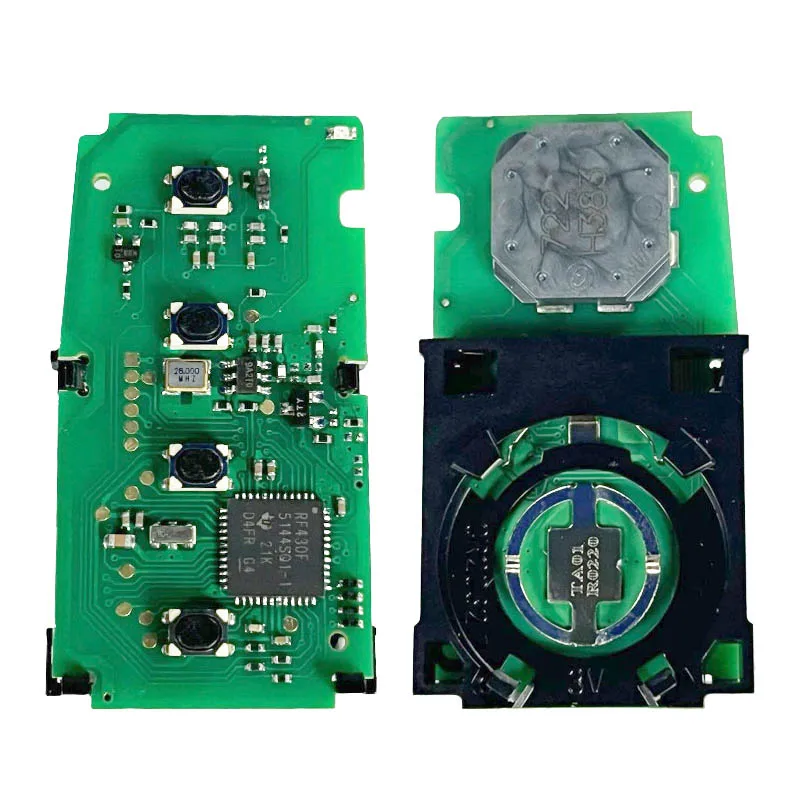 CN007262 Aftermarket 2/3 Buttons Smart Key 8A Chip 433MHz FCC HYQ14FCF PN 89904-60L80 For Toyota Land Cruiser Prado 2018-2021