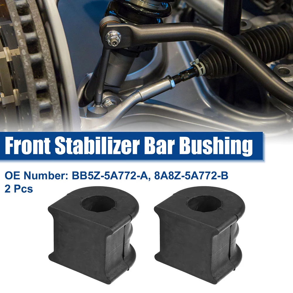 

Suspension Sway Bar Insulator Bushing 8A8Z-5A772-B Black Rear Suspension Sway Bar Replacement Rubber Shaft Bushing