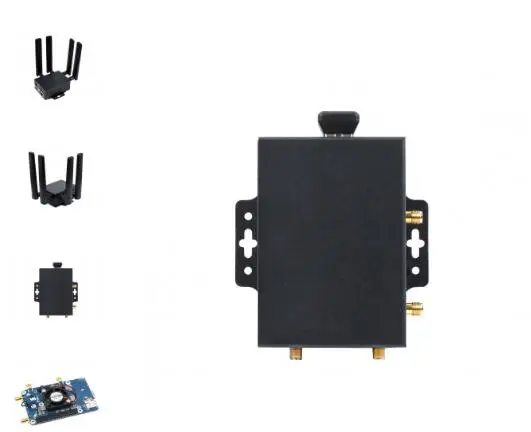 TopElec Waveshare SIM8262A-M2 5G HAT For Raspberry Pi, Quad Antennas 5G NSA, Multi-Band, 5G/4G/3G Compatible, With Case(Optional