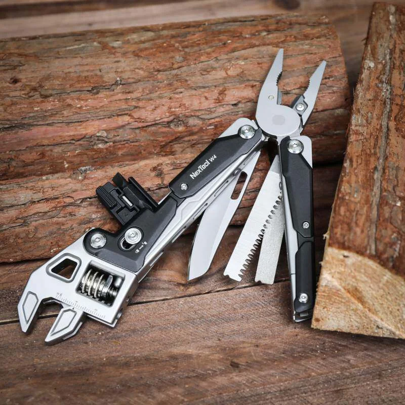W4 Multifunctional Wrench Ratchet Pliers Outdoor Folding Tool Car Electrician Multi-purpose Portable Wrench Pliers